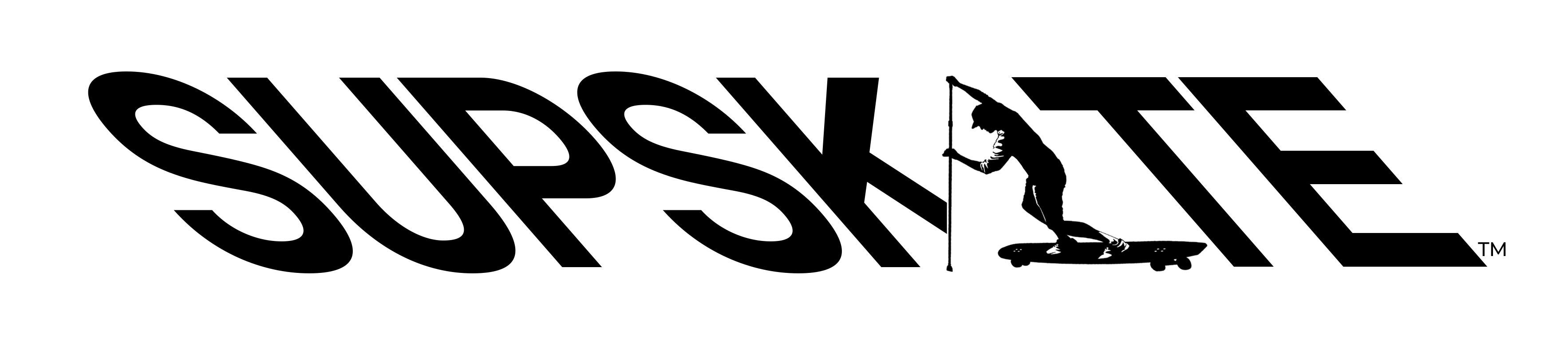 Simple black silhouette of a shopping cart