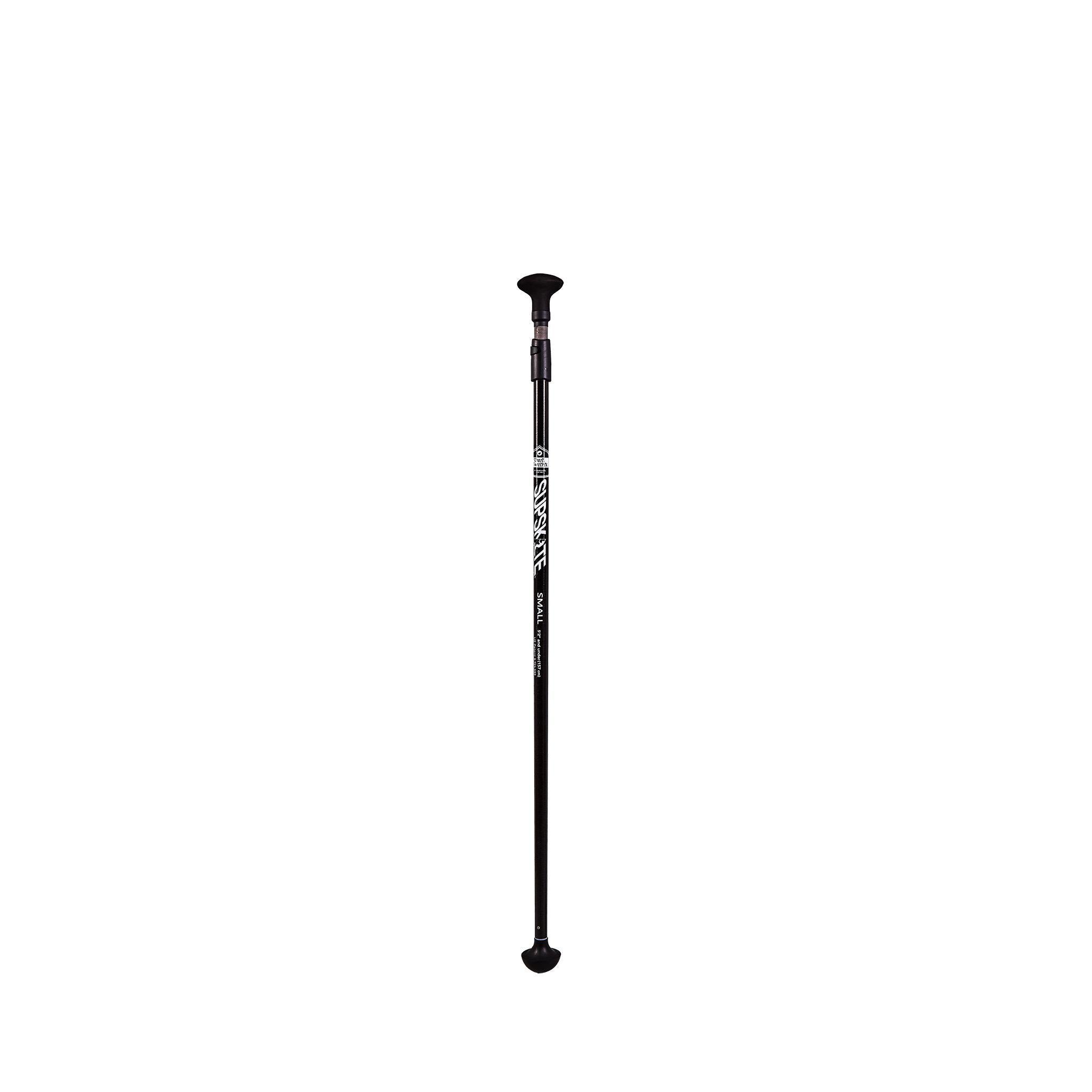 Black hiking pole with adjustable height