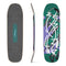 Loaded Bolsa II (Jazz Graphic) skateboard deck showing top, bottom, and profile plan views.