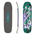 Loaded Bolsa II (Jazz Graphic) skateboard deck showing top, bottom, and profile plan views.