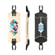 Loaded Fathom (Strata graphic) longboard skateboard deck with Zee Brackets