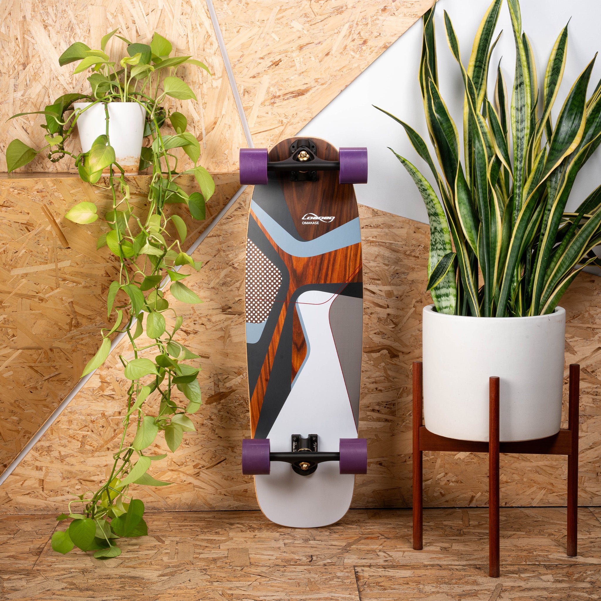 Loaded Omakase (grey Unlimited graphic) One & Done Complete with Orangatang In Heats (83a, purple) - main view