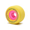 Orangatang 73mm Beefcake (86a, yellow) longboard skateboard wheel (hero)