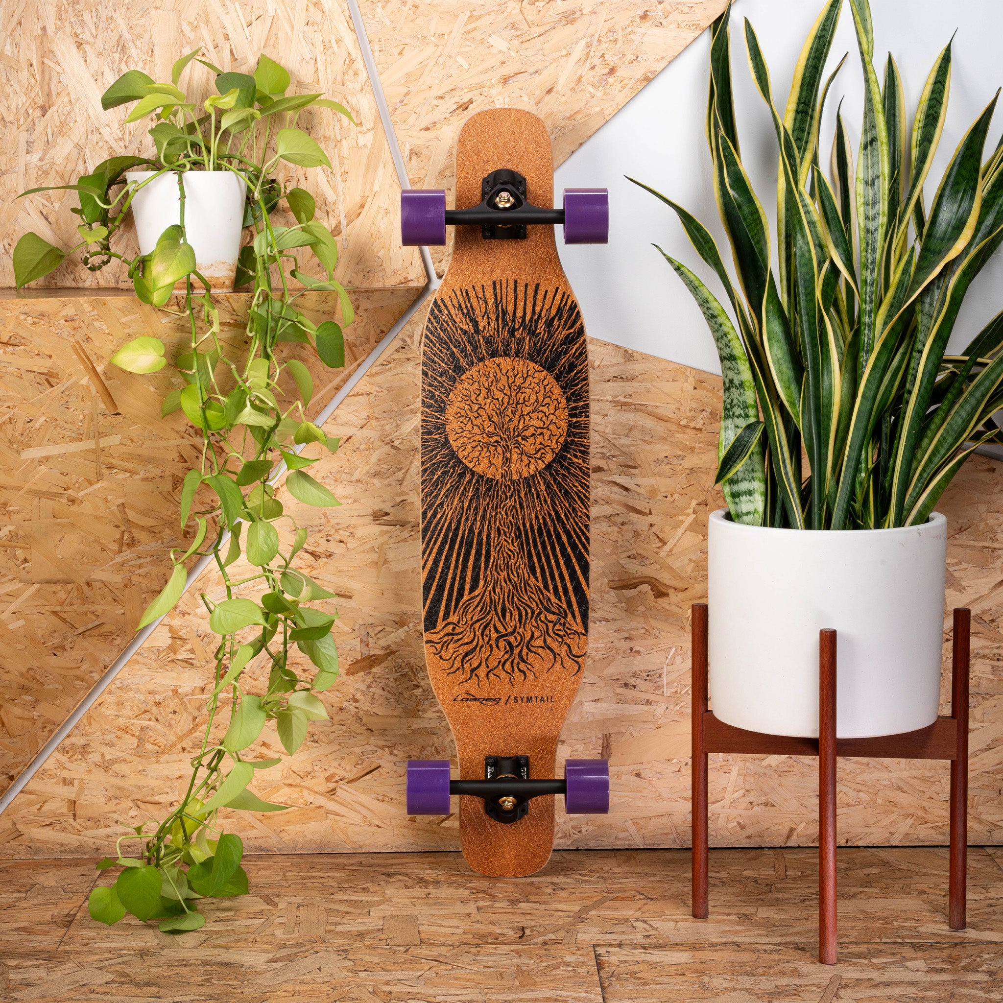 Loaded Symtail (Cork Bottom graphic) One & Done Complete with Orangatang 4Presidents (83a, purple) - main view