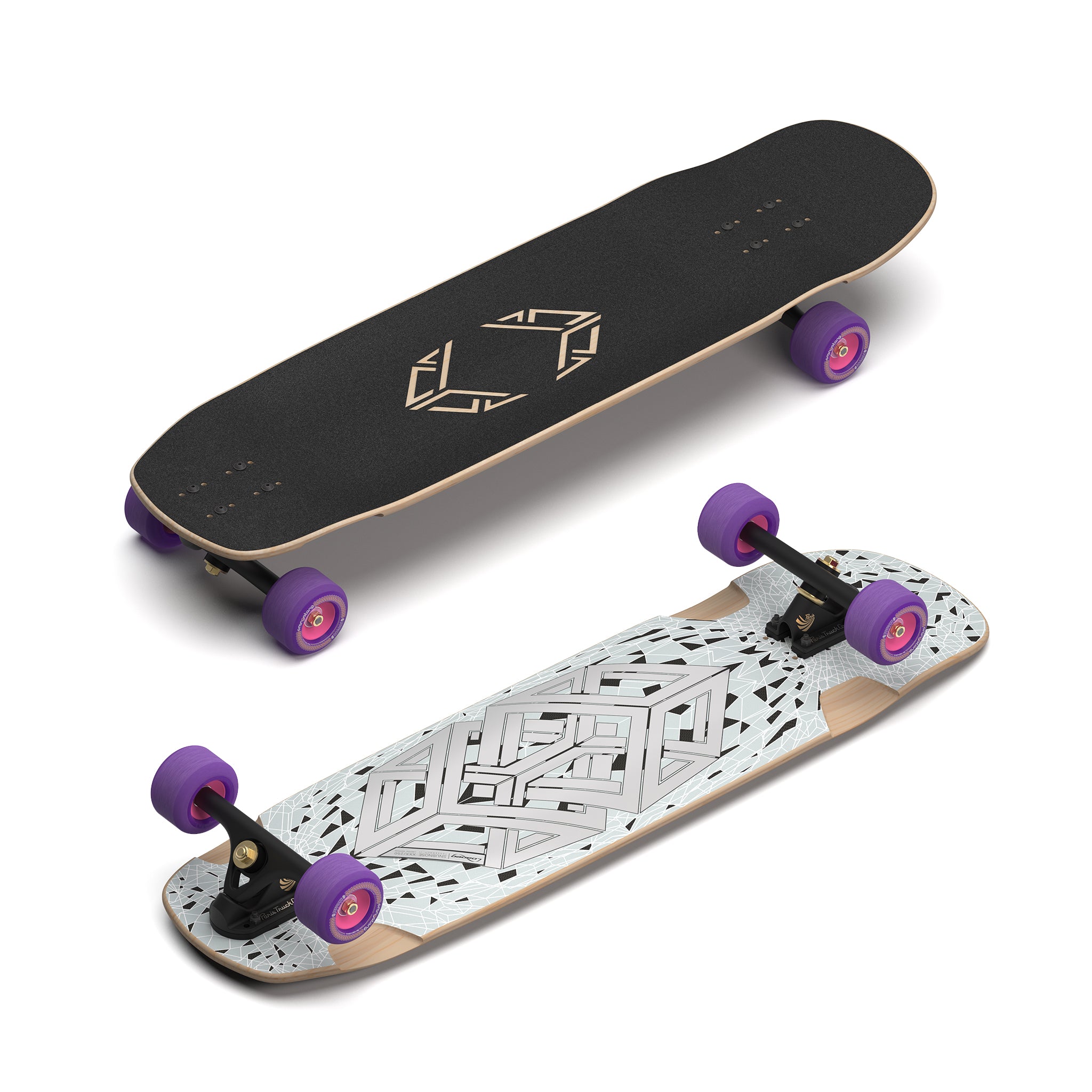 Loaded SnubNose Tesseract II complete longboard skateboard