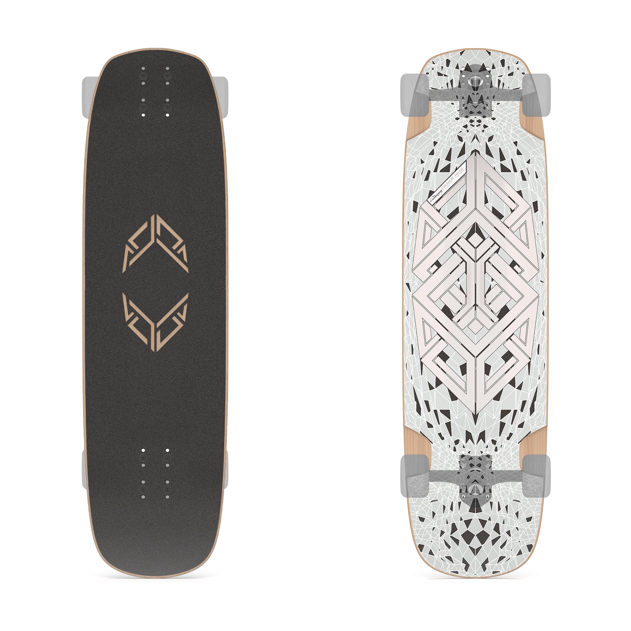 Loaded SnubNose Tesseract II custom complete longboard skateboard