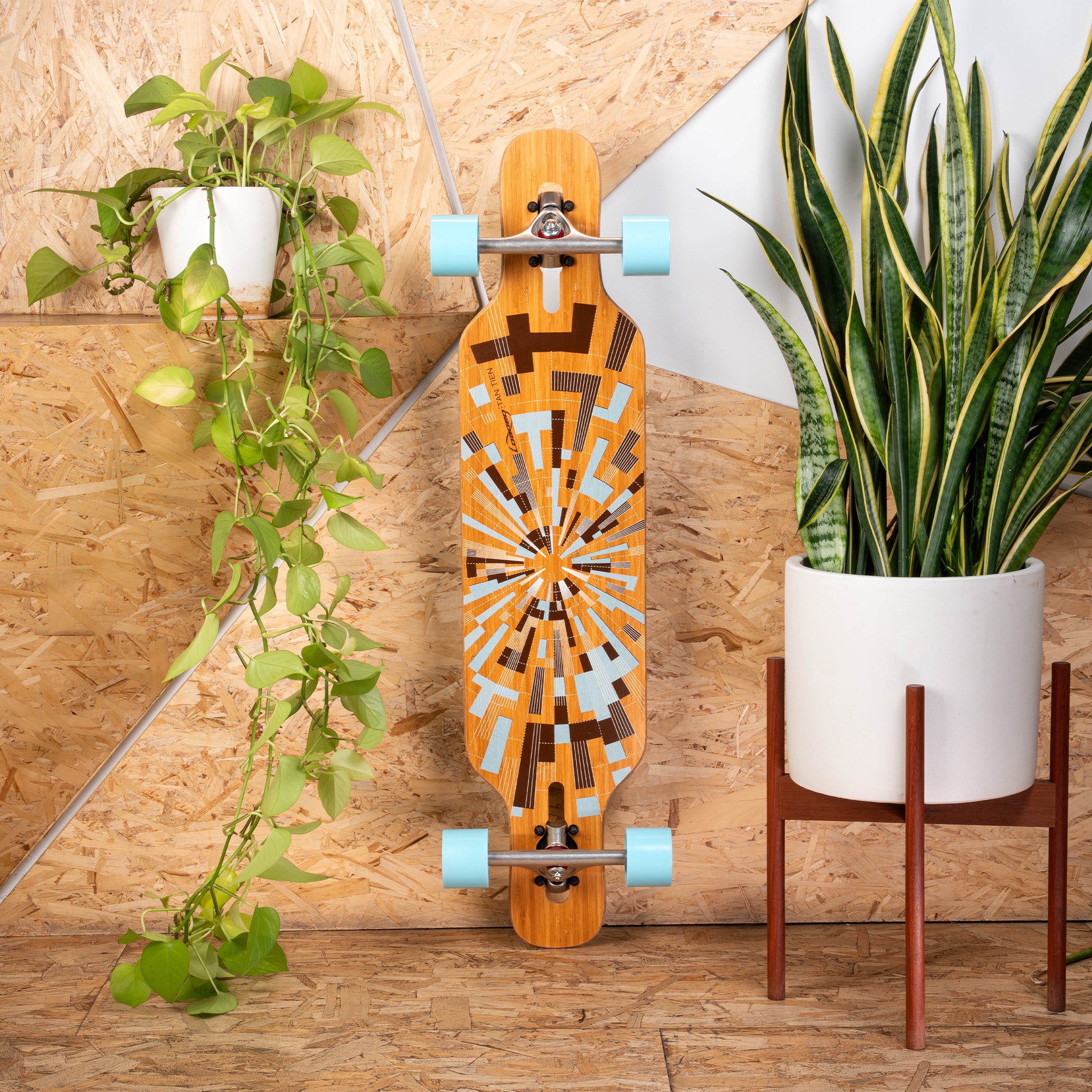 Loaded Tan Tien (Blue Star graphic) One & Done Complete with Orangatang 4Presidents (77a, blue) - main view