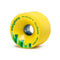 Orangatang 75mm Durian (86a, yellow) longboard skateboard wheel (hero)
