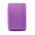 A rectangular purple yoga block with a textured surface.