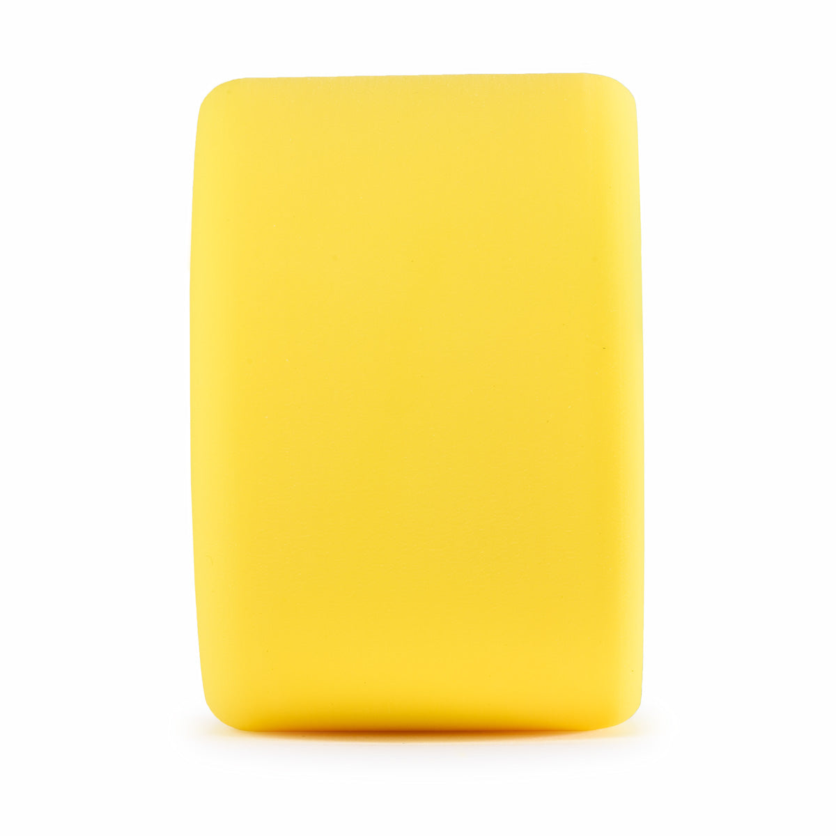 A bright yellow rectangular block.