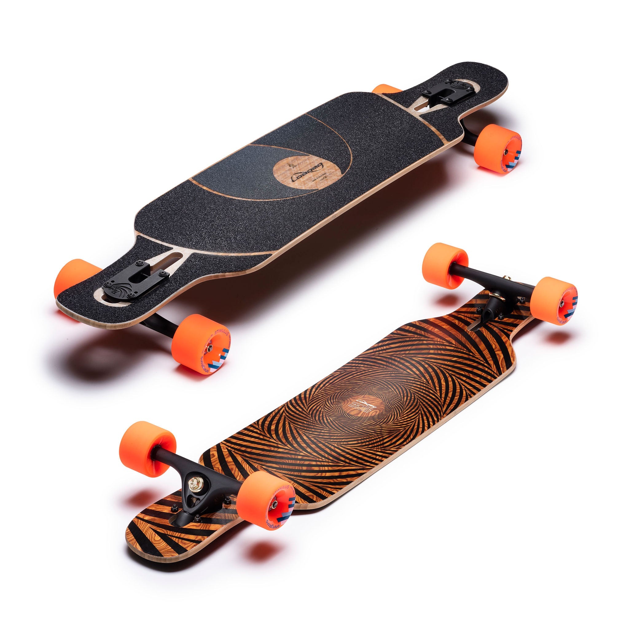 Tan Tien, Drop-Through Carving Longboard Skateboard