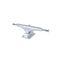 Silver skateboard truck